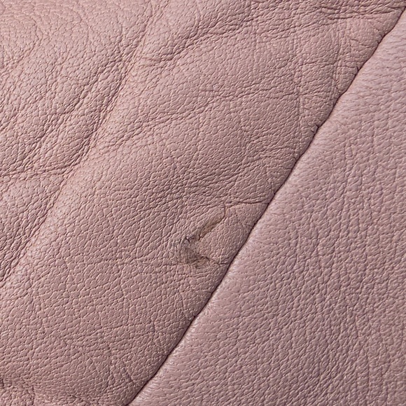 REVOLVE Pink Leather Jogger Pants. Size Small - Picture 2 of 6